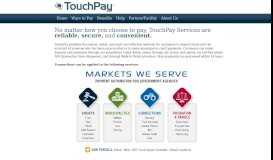 
							         Ways to Pay - Touchpay								  
							    