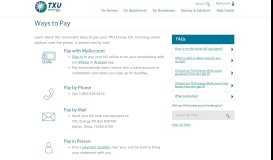 
							         Ways to Pay | TXU Energy								  
							    