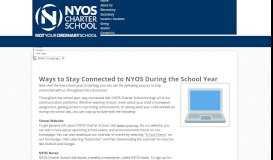 
							         Ways to Stay Connected During the 2018-2019 School Year								  
							    