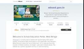 
							         Wbsed.gov.in website. Welcome to School Education Portal, West ...								  
							    