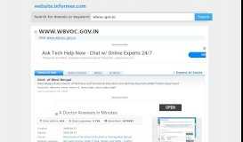 
							         wbvoc.gov.in at WI. Govt. of West Bengal - Website Informer								  
							    