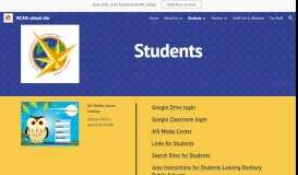 
							         WCAIS school site - Students - Google Sites								  
							    
