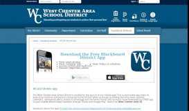 
							         WCASD Mobile App - West Chester Area School District								  
							    