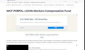 
							         WCF PORTAL LOGIN-Workers Compensation Fund | Udahiliportal.com								  
							    