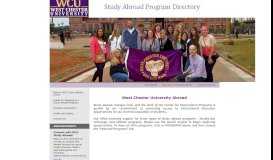 
							         WCU Education Abroad - West Chester University - Study Abroad								  
							    