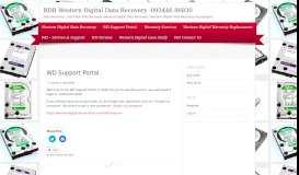 
							         WD Support Portal. | RDR Western Digital Data Recovery -093446 ...								  
							    