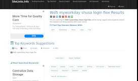 
							         Wd5 myworkday shusa login flex Results For Websites Listing								  
							    