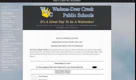 
							         WDC Public Schools								  
							    