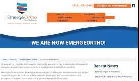 
							         We are now EMERGEORTHO! - Carolina Orthopaedic Specialists								  
							    
