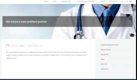 
							         We have a new patient portal - Mansfield Family Practice								  
							    