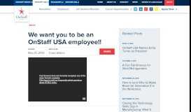 
							         We want you to be an OnStaff USA employee!!								  
							    