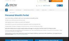 
							         Wealth Portal - Arrow Focus on Wealth								  
							    