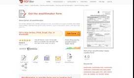 
							         Wealthmaker - Fill Online, Printable, Fillable, Blank | PDFfiller								  
							    