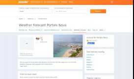 
							         Weather Portals Nous | 14 Day Weather Forecast Portals Nous ...								  
							    