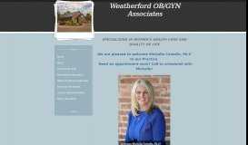 
							         Weatherford OB/GYN Associates - Home								  
							    