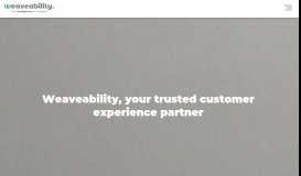 
							         Weaveability: SAP CX (Hybris) eCommerce | SAP Hosting								  
							    