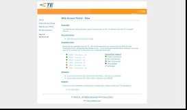 
							         Web Access Portal - TE Remote Access Portal								  
							    