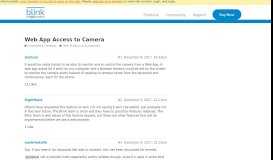 
							         Web App Access to Camera - New Products & Accessories - Blink ...								  
							    