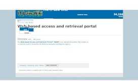 
							         Web-based access and retrieval portal | The IT Law Wiki | FANDOM ...								  
							    