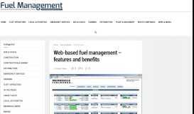 
							         Web based fuel management software from Merridale - Fuel ...								  
							    