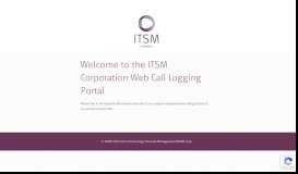 
							         Web Call Logging Portal – ITSM Corp								  
							    