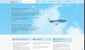 
							         Web Check-in - TUI fly								  
							    