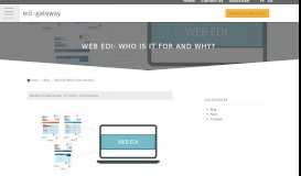 
							         Web EDI | Different ways to communicate business documents								  
							    
