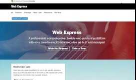 
							         Web Express | University of Colorado Boulder								  
							    
