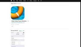 
							         Web Help Desk Mobile on the App Store - iTunes - Apple								  
							    