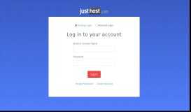 
							         Web Hosting : Professional Web Hosting from Just Host								  
							    