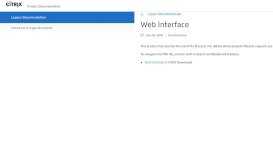 
							         Web Interface 5.4 - Citrix Docs								  
							    