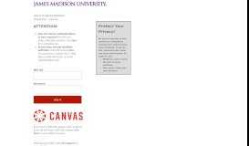 
							         Web Login Service - James Madison University								  
							    