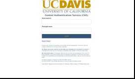 
							         Web Login Service - Stale Request - UC Davis								  
							    