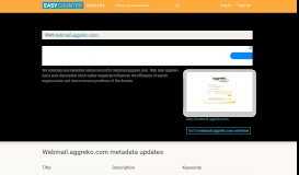 
							         Web Mail Aggreko (Webmail.aggreko.com) - Outlook Web App								  
							    