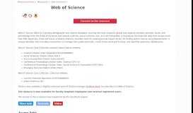
							         Web of Science - EIR Portal								  
							    