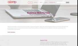 
							         Web Portal | Business Web Portals | Allsop Software Solutions								  
							    