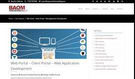 
							         Web Portal – Client Portal – Web Application Development – Bay Area ...								  
							    