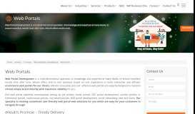 
							         Web Portal Development Services, Ecommerce Development								  
							    