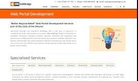 
							         Web Portal Development Services UK - GMS Web Design								  
							    