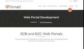 
							         Web Portal Development - WEB Unnati - Web Design, Mobile Apps ...								  
							    