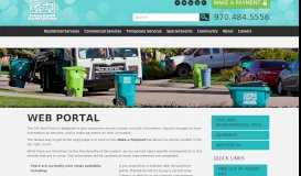 
							         Web Portal - Gallegos Sanitation								  
							    