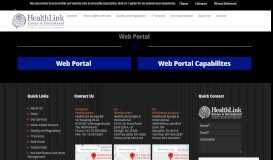 
							         Web Portal - HealthLink Europe & International								  
							    