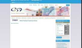
							         Web Portal Instructions - Centrale Bank van Aruba - CBA								  
							    