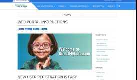 
							         Web Portal Instructions - Consumer Direct Care Network Virginia								  
							    
