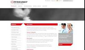
							         Web Portal - PFREUNDT GmbH								  
							    