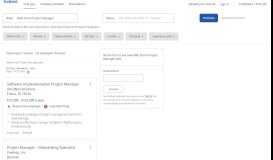 
							         Web Portal Project Manager Jobs, Employment | Indeed.com								  
							    