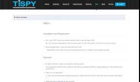 
							         Web Portal Usage - TiSPY								  
							    