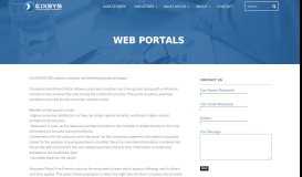 
							         Web Portals – EIXSYS								  
							    