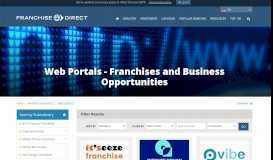 
							         Web Portals, Internet Portals Franchise Opportunities ...								  
							    