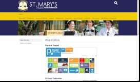 
							         Web Portals - St Mary's College, Maryborough								  
							    